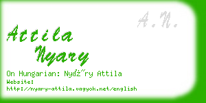 attila nyary business card